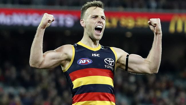 Should Brodie Smith be the next captain at Adelaide? Picture: Sarah Reed