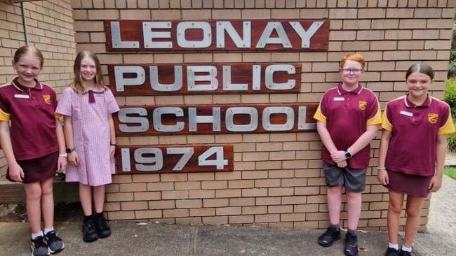 Leonay Public leadership team Emma and Misha, William and Ella.