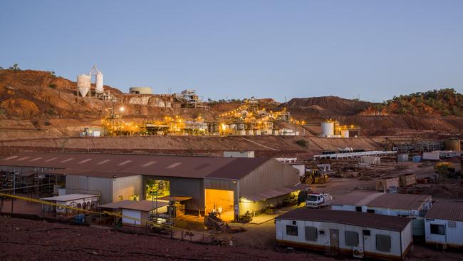 A view over the Capricorn copper mine about 125km north of Mount Isa.