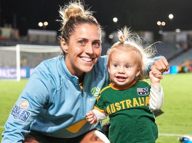 Matilda's Katrina Gorry with her daughter Harper. Source: Instagram/Katrina Gorry.