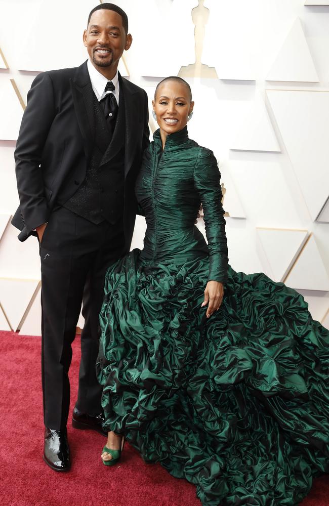 Will Smith and Jada Pinkett Smith at the Oscars. Picture: P. Lehman/Future Publishing via Getty Images