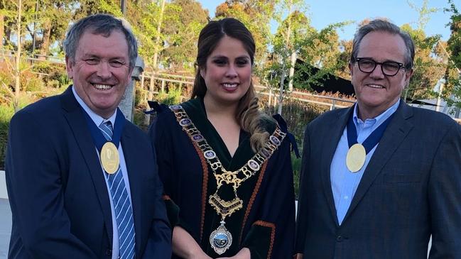 Casey council deputy mayor Rex Flannery (left) was elected earlier this month.