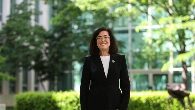 ACCC chair Gina Cass-Gottlieb has downplayed the chance of reaching a deal with Qantas, instead reading for a court battle. Picture: Gary Ramage/NCA NewsWire