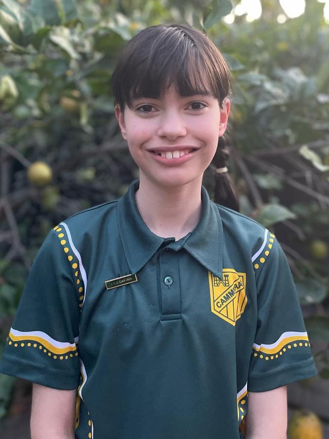 Seren Bruce is the School Captain at Cammeray Public School.