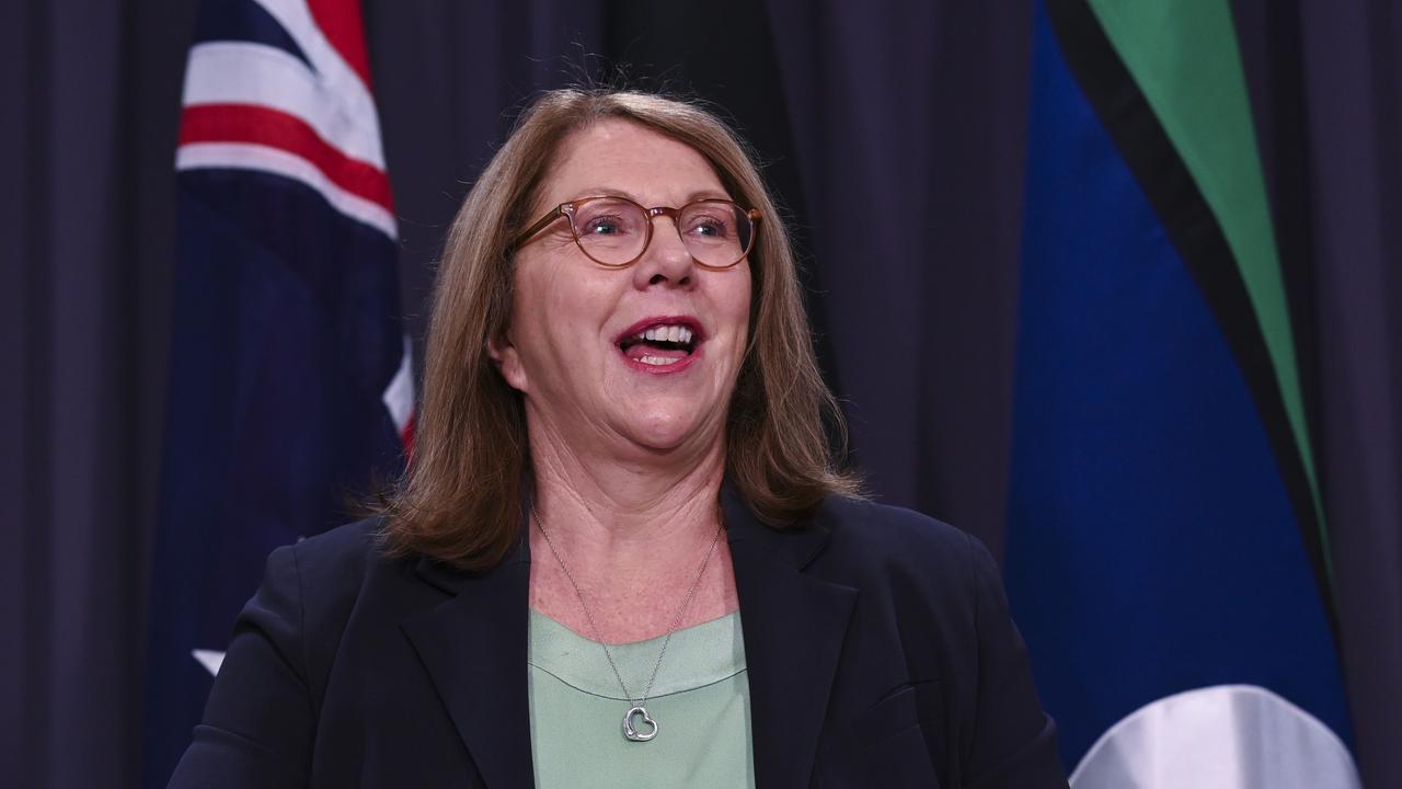 Infrastructure, Transport and Regional Development Minister Catherine King said the funding boost would make regional roads safer. Picture: NCA NewsWire / Martin Ollman