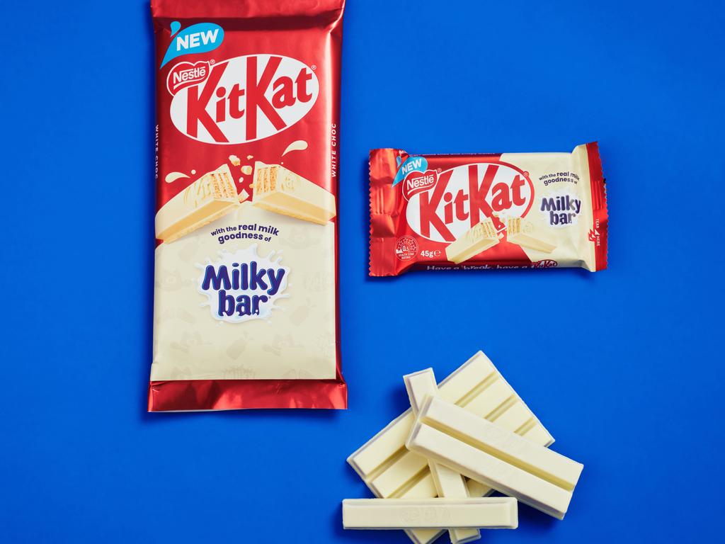 It features KitKat's wafer and Milkybar's creamy chocolate. Picture: Supplied