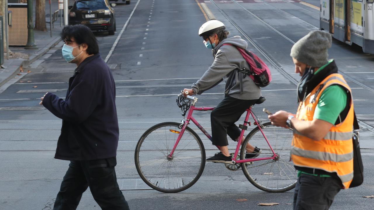 It’s easier to get around and colder in Melbourne, and some experts believe this makes the virus easier to spread. Picture: NCA NewsWire / David Crosling