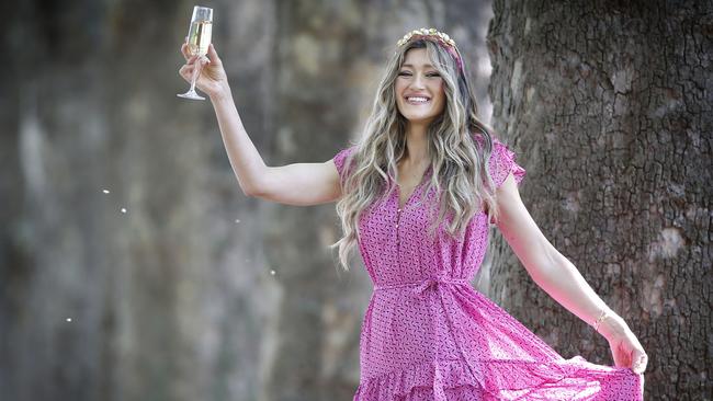 Model mum Silvana Philippoussis will be celebrating the Melbourne Cup close to home with a picnic. Picture: David Caird