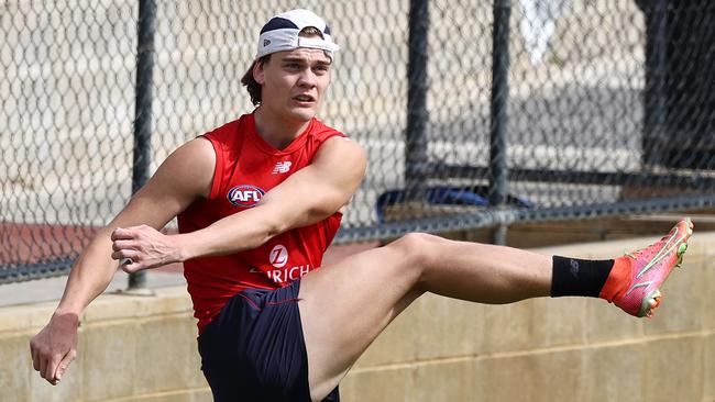 The Demons are fit and raring to go for 2022. Picture: Michael Klein