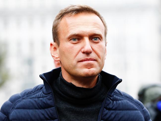 MOSCOW, RUSSIA - SEPTEMBER 29 : Russian opposition leader Alexei Navalny attends a rally in support of political prisoners in Prospekt Sakharova Street in Moscow, Russia on September 29, 2019. (Photo by Sefa Karacan/Anadolu Agency via Getty Images)