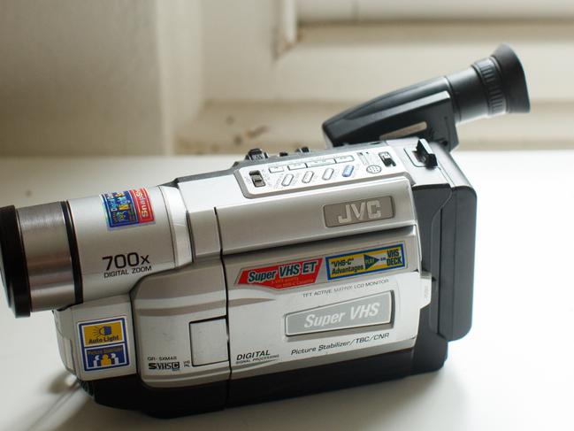 William takes this retro VHS video recorder to all his jobs