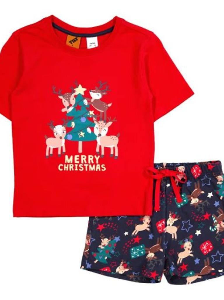 Best &amp; Less has matching pj sets for the kids at just $14. Picture: Best &amp; Less