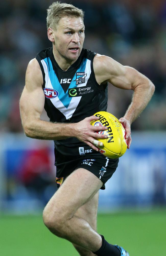 Kane Cornes was a hardworking, driven player who got the most out of himself. Photo: Calum Robertson