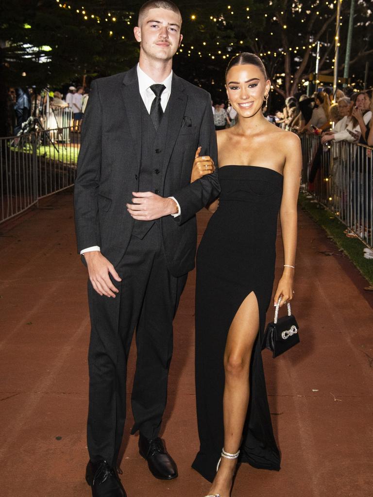 Josh Ringelstein and partner Poppy Gibson at St Mary's College formal at Picnic Point, Friday, March 24, 2023. Picture: Kevin Farmer