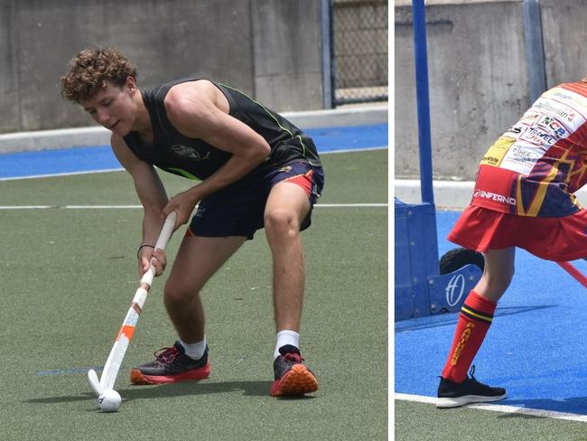 Players at the Park Avenue Brothers Hockey Club and Astro's Hockey development clinic at Kalka Shades, Rockhampton, on February 8, 2025.