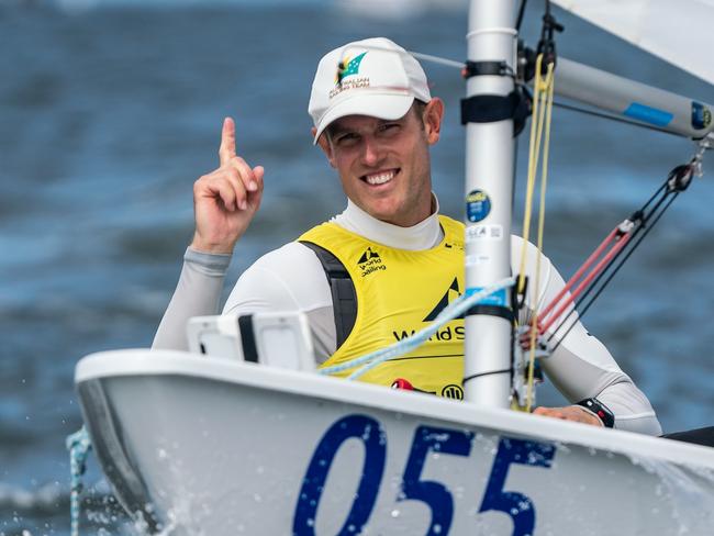 Matt Wearn wins the 2023 ILCA 7 World Championship in The Hague (8-20 August 2023). Photo by Beau Outteridge / Australian Sailing Team