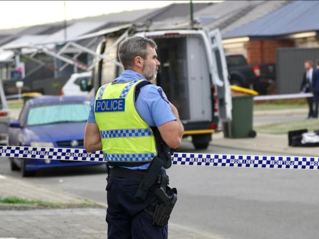 A 33-year-old man has been arrested in dramatic fashion over the death of a 61-year-old woman in the outer Perth suburb of Byford. Picture: ABC