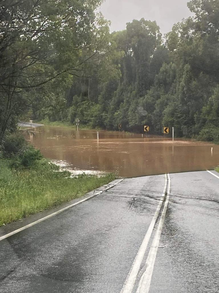 Flooded creek at Nashua.