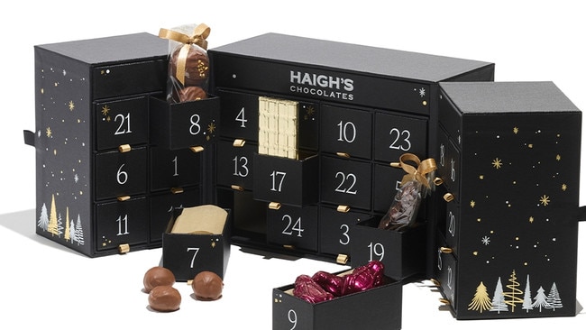 Haigh's Chocolates allows you to ‘Indulgently, count the days to Christmas’. Picture: Supplied