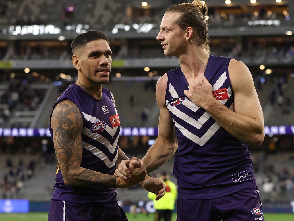 Mick McGuane says Fremantle needs to move past Michael Walters and Nat Fyfe. Picture: Paul Kane/Getty Images