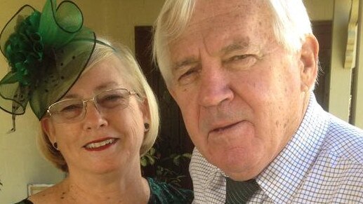 Former Kimberley College principal Paul Thomson and his wife Jennifer. 