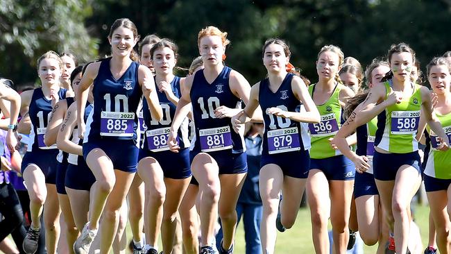 The QGSSSA cross country championship 2022. Picture, John Gass