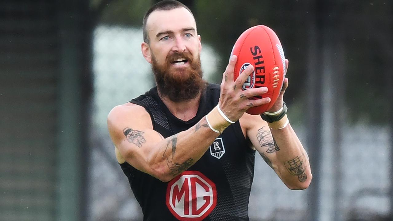 Tom Rockliff says Port Adelaide need to find other ways to score even with Charlie Dixon (pictured) in the team. Picture Mark Brake