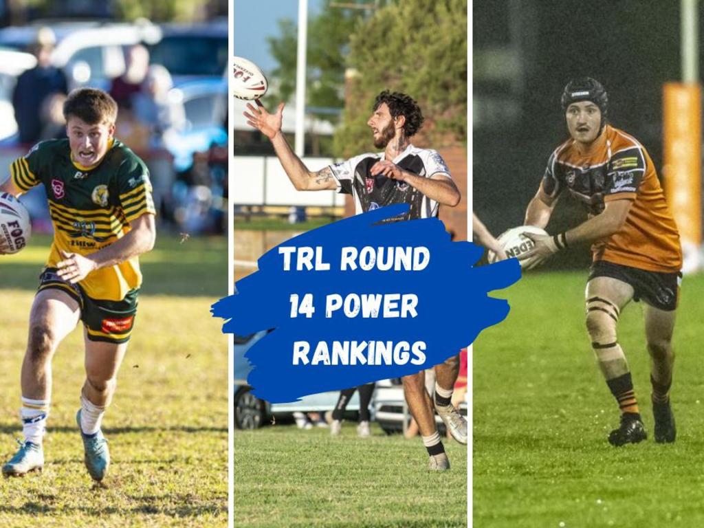 The Toowoomba Rugby League round 14 power rankings.