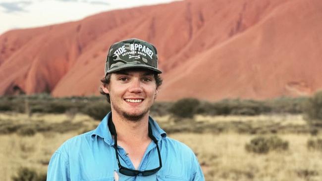 Jack Holt at Uluru