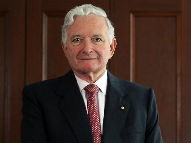 08/06/2018: Former NSW Premier Nick Greiner in his Sydney office.Pic by James Croucher