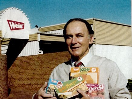 Les Weis at the factory in the early 1990s.