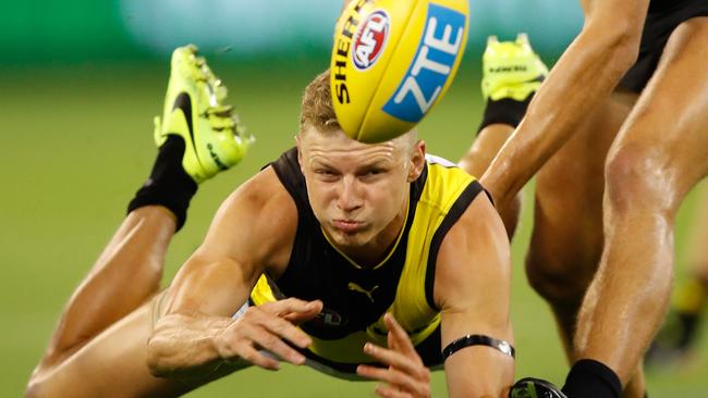 Taylor Hunt: Richmond player and qualified landscaper. Picture: Getty