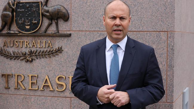 Treasurer Josh Frydenberg ahead of the budget, in Canberra. Picture: NCA NewsWire / Gary Ramage