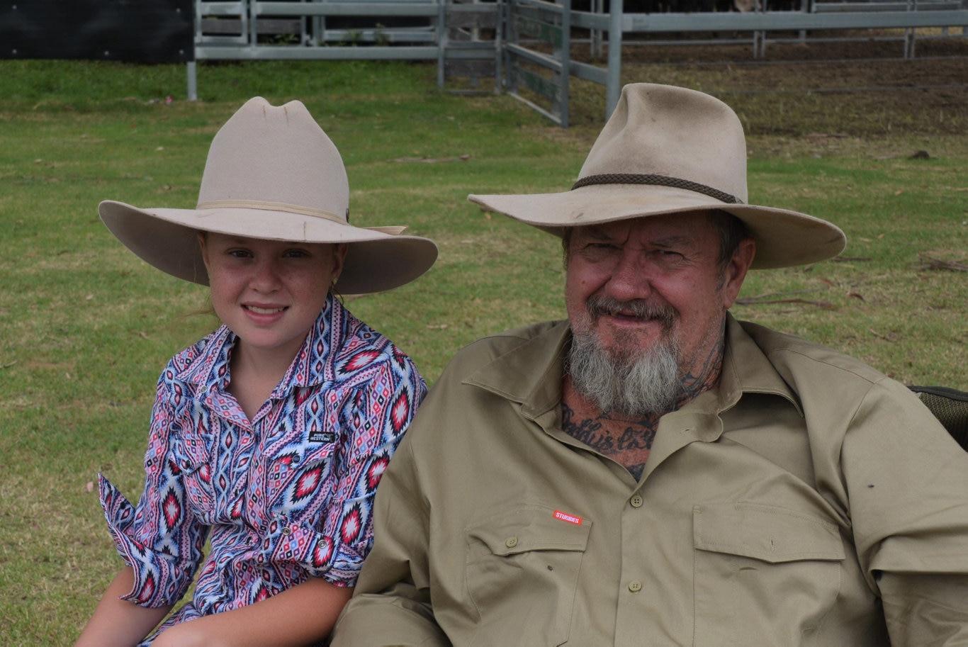 Amy and Vince Green from Nanango at the 71st annual Cooyar Show. Picture: Kate McCormack