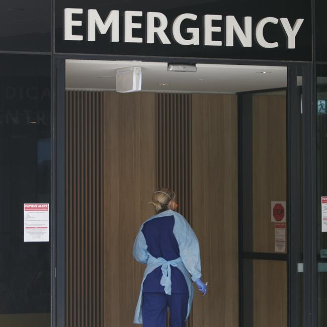 A man in his mid-30s from Belrose was rushed to Northern Beaches Hospital on Saturday night. He was still in a critical condition on Monday afternoon. Picture: Tim Pascoe