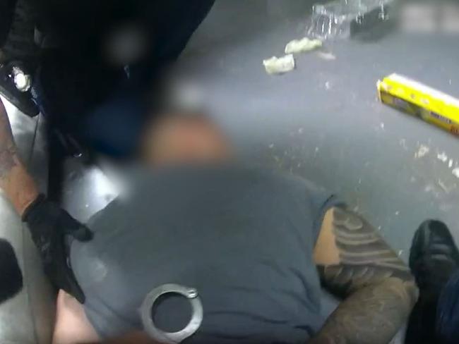 Police say they located and seized 1.6 kilograms of cocaine, $27,000 cash, a drug press and drug related paraphernalia. Picture: Police Media.
