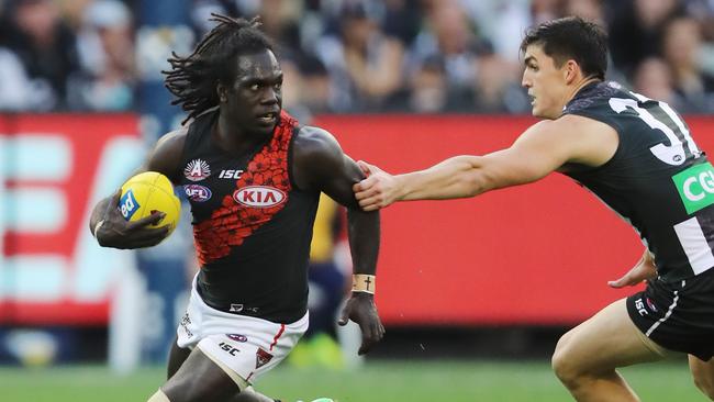 The Bombers need Anthony McDonald-Tipungwuti’s explosiveness. Picture: Alex Coppel