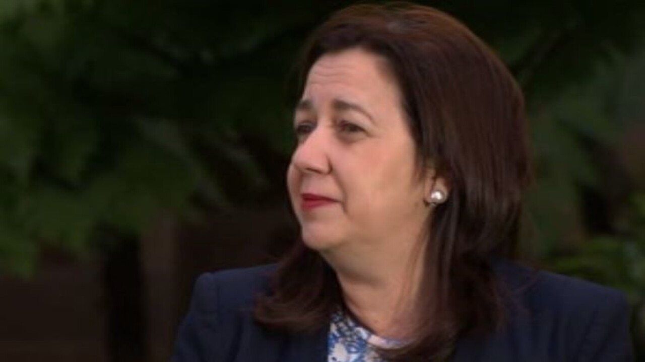 Queensland Premier emotional after being branded 'nasty' and 'cold-hearted' on borders