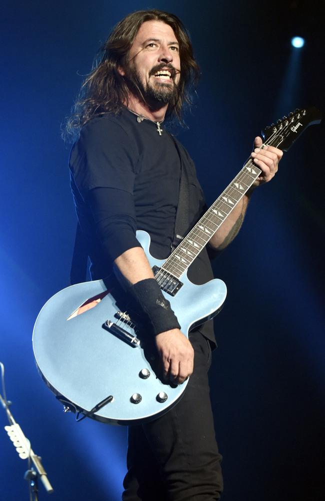 Grohl serenaded grandmothers in the front row at a recent Foos show. Picture: Tim Mosenfelder/Getty Images.