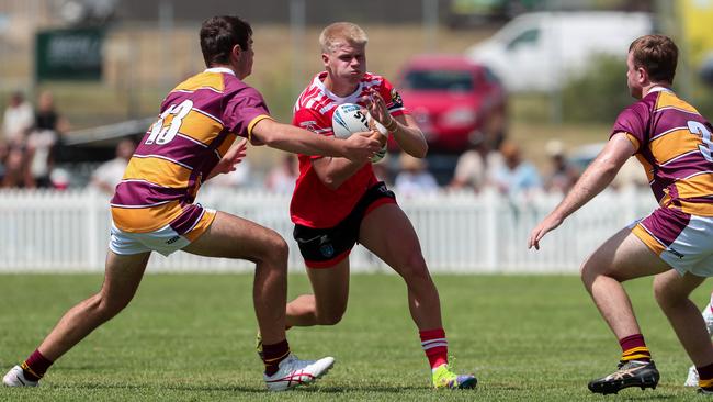 Dreau Clark finished off a terrific team try for the Illawarra South Coast Dragons. Picture: Adam Wrightson Photography