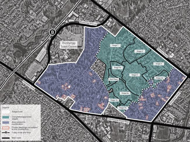 More than 80 hectares of land will be covered by the redevelopment. Picture: Bonnyrigg Communities Plus Project: Modified Concept Plan 2019