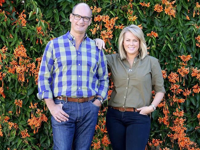 David Koch and Samantha Armytage of Sunrise are winning in the ratings. Picture: Liam Kidston.