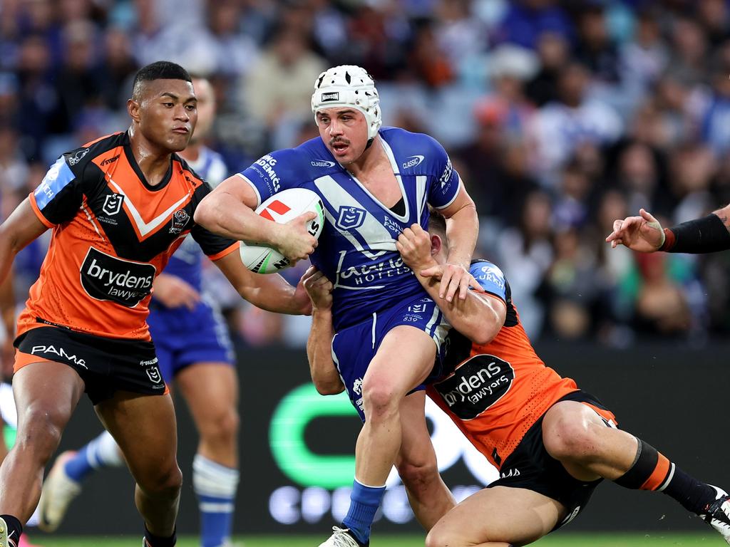 Mahoney has been strong for the Bulldogs so far this season. Picture: Brendon Thorne/Getty Images