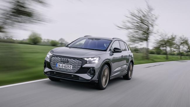 The Q4 e-tron shares its underpinnings with the Volkswagen ID.4 and Skoda Enyaq.
