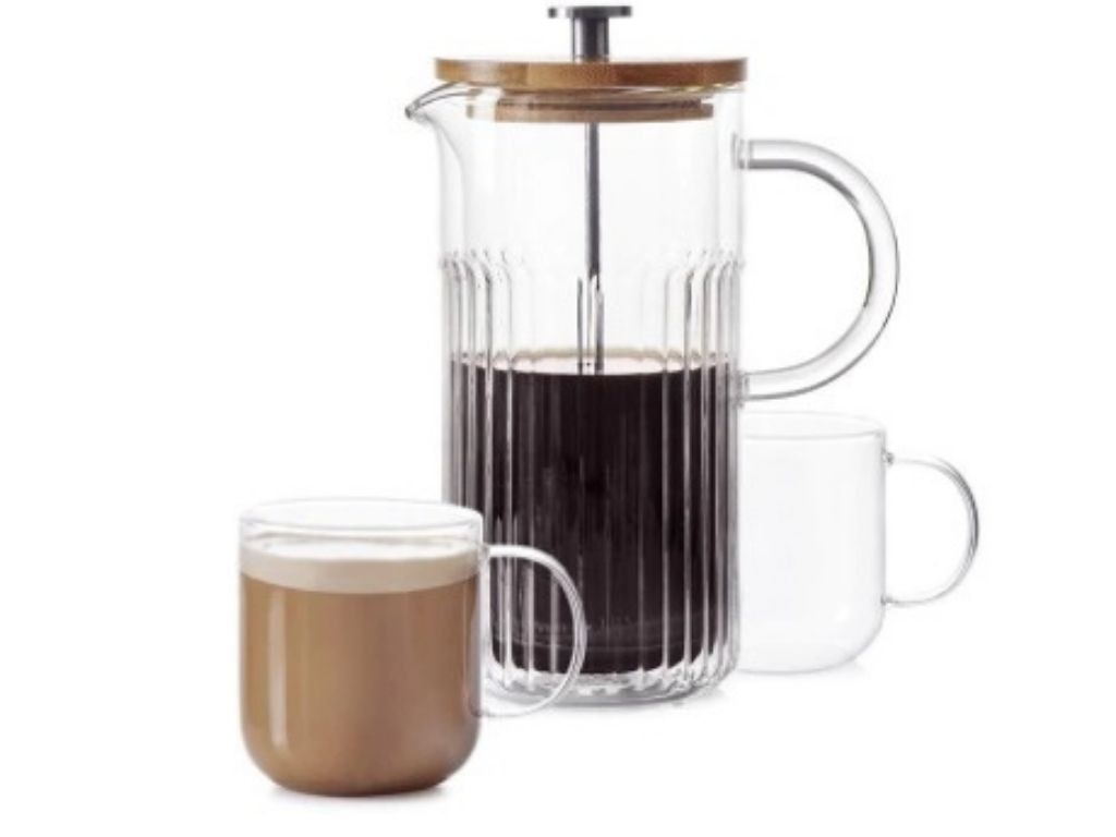 The perfect glass French press coffee maker.