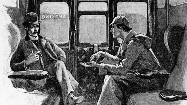 Dr Watson and Sherlock Holmes in an 1892 Sidney Paget illustration for The Strand Magazine.