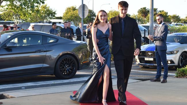 Kasmin Rand and Colby King at the Mackay Northern Beaches State High School formal, on Saturday October 17. Picture: Zizi Averill