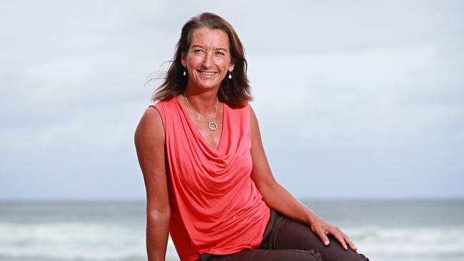 Layne Beachley at Manly Beach. Picture: Adam Yip / Manly Daily