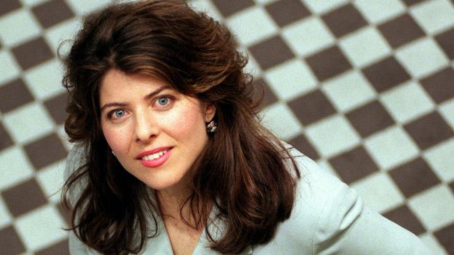 Naomi Klein is often confused for Naomi Wolf, pictured in 1999. Before Covid, this was just an annoyance for the former. During the pandemic, though, things got a lot worse.