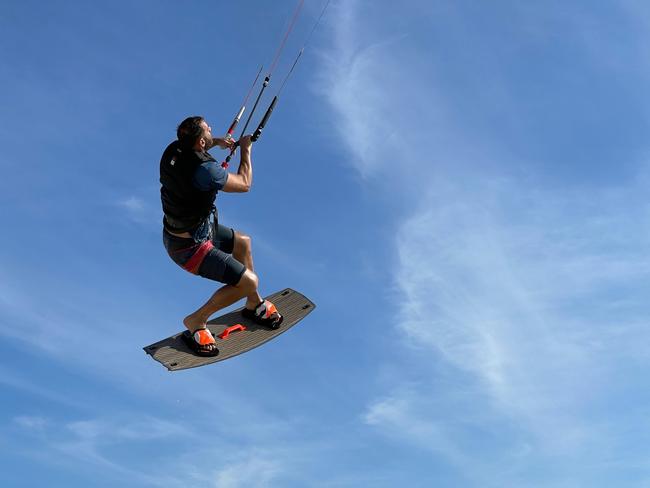 IN PHOTOS: Kite surfers soar over Coast’s seas